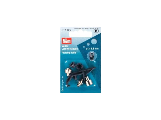 Prym Lochwerkzeuge fuer Vario-Zange ST 3/4/8 mm 