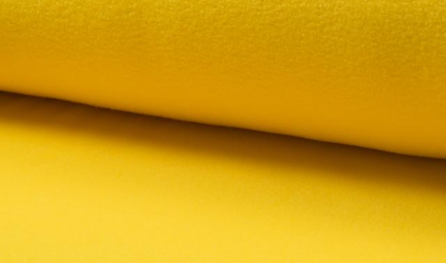 Micro-Fleece antipilling gelb 