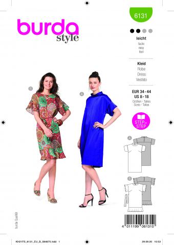 Burda 6131 Kleid 34-44 (DOB) 