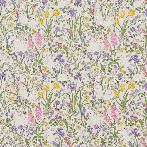 Canvas Druck Rabbit Spring Fever Multicolor 