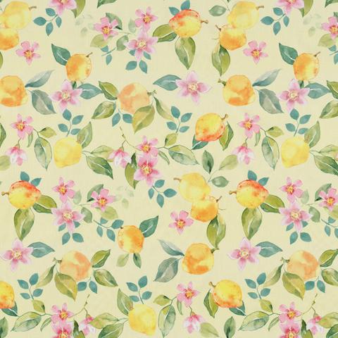 Batist Druck Citrus Blossom Fruit yellow 